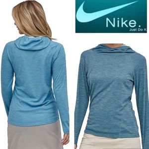 Nike Performance Shirt Dri Fit Long Sleeve Athletic Pullover